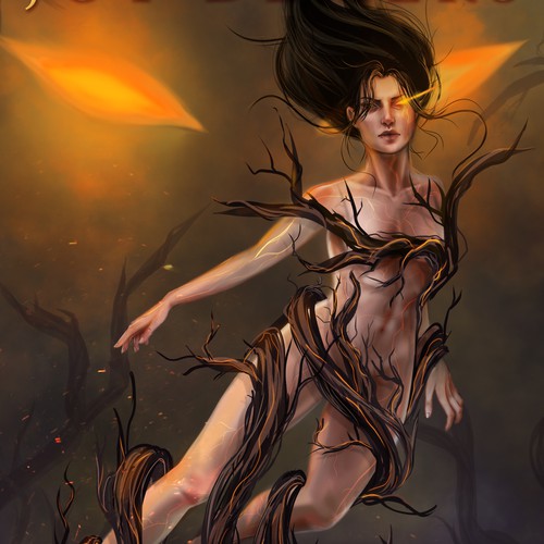 Women artwork with the title 'Fantasy Bookcover'