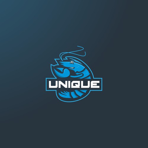 Lobster logo with the title 'UNIQUE'