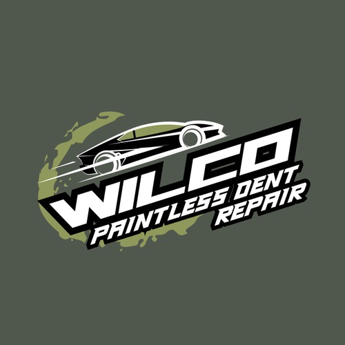Automotive artwork with the title 'Auto Repair Logo and decal'