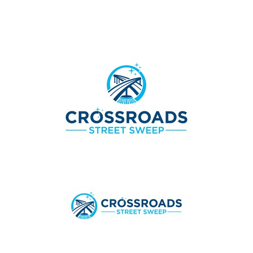 Cleaning brand with the title 'Crossroads Logo'