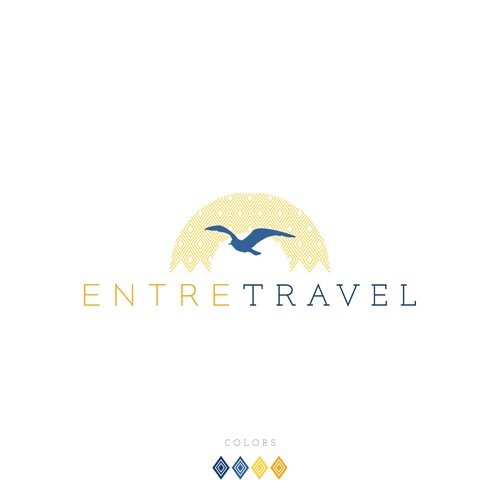 B&B logo with the title 'Travel Agency Logo'