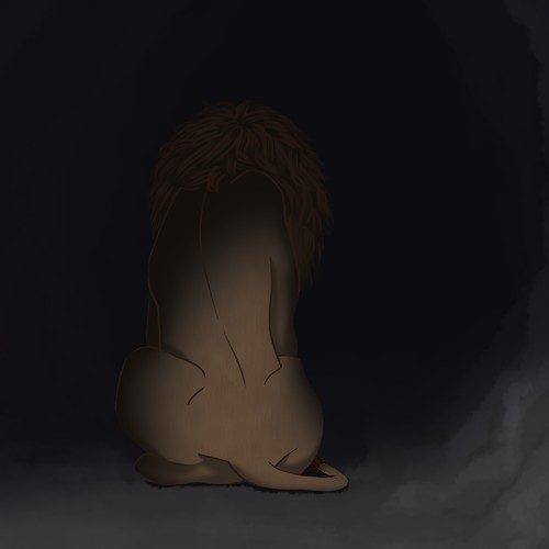 Lion illustration with the title 'Page of book'