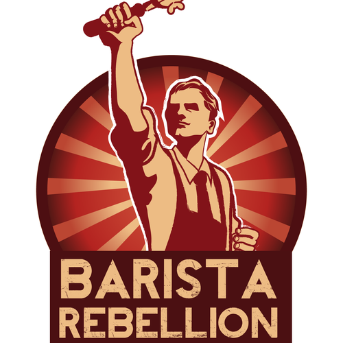Barista logo with the title 'Logo entry for a coffee shop'