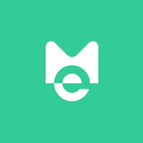 M logo with the title 'initial M + E '