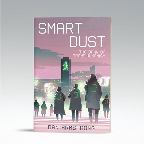 Artsy book cover with the title 'Science fiction ebook gets a creative treatment'