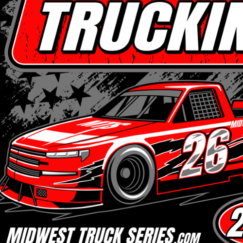 Automotive t-shirt with the title 'Let's Go Truckin'