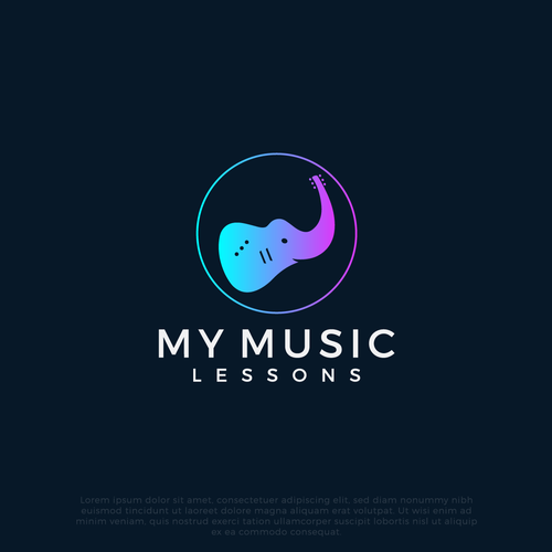 Pop culture logo with the title 'MY MUSIC'