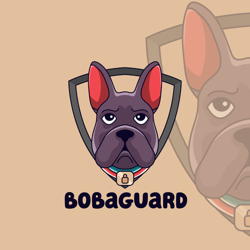 Secure design with the title 'Bobaguard Logo Concept for Security Business'