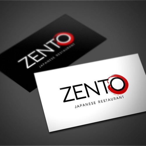Asian food logo with the title 'Logo proposal for Zento'