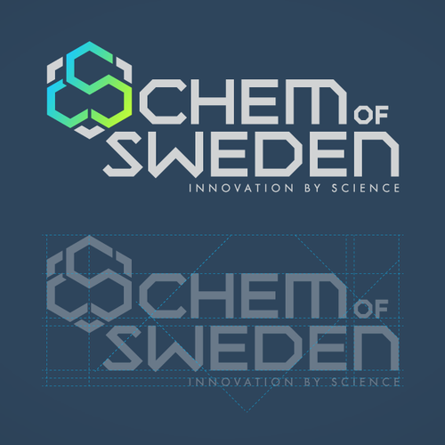 Chemistry design with the title 'logo design'