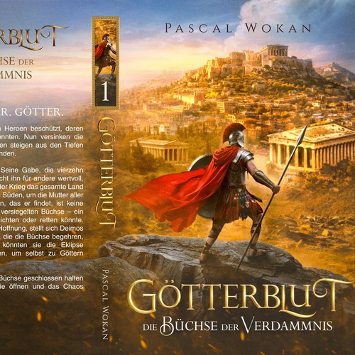 War book cover with the title 'Götterblut: Book 1'