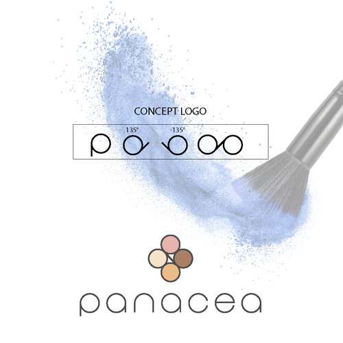 Skincare brand with the title ' Make up Logo'