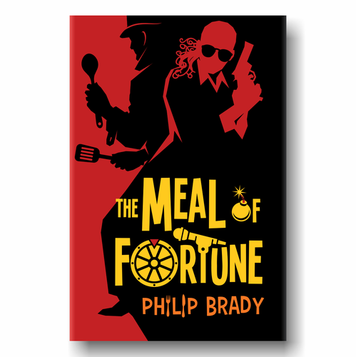 Cooking book cover with the title 'Comedy Thriller '