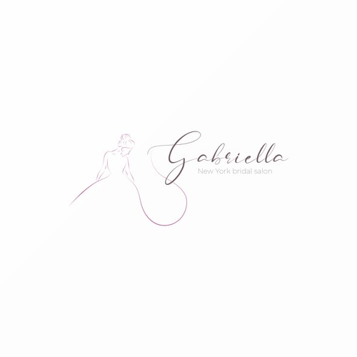 Delicate logo with the title 'Elegant logo concept for Downtown NYC wedding dress shop '