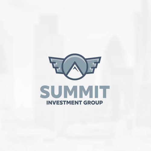 Peak design with the title 'Logo for Investment group'