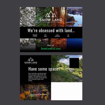 Mail marketing for disruptive, minimalist real estate company