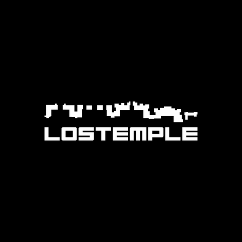 Streetwear logo with the title 'Lostemple logo design'