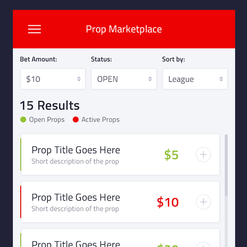 White and orange design with the title 'Sport Betting App'