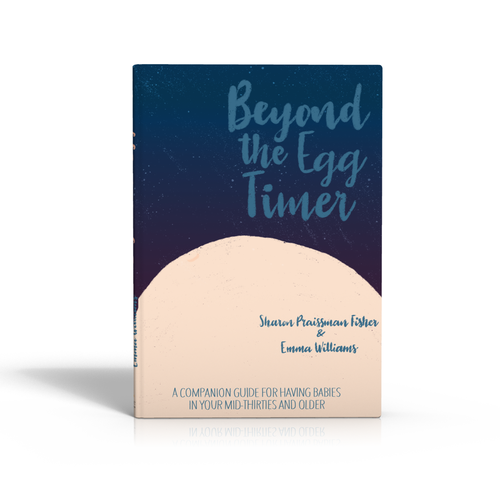 Pregnancy design with the title 'Book cover'