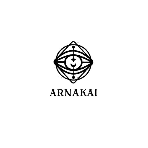 Mystical logo with the title 'Arnakai'