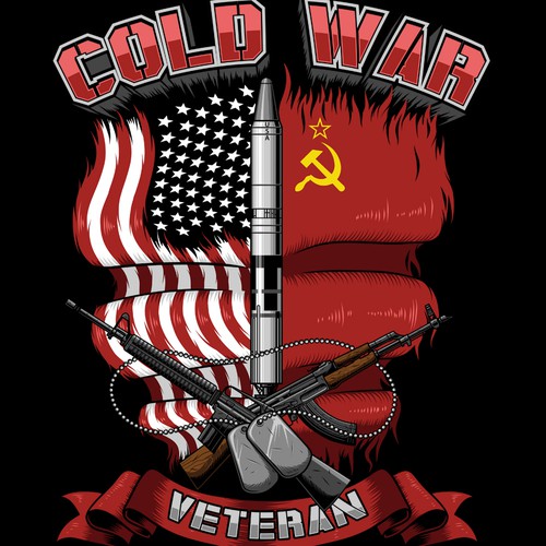 Military t-shirt with the title 'Cold War Veteran'