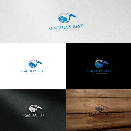 Seagull design with the title 'Seagull's Rest'