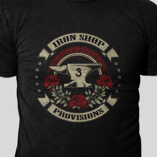 Iron design with the title 'Iron shop provision'