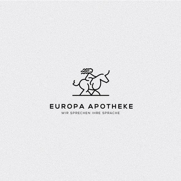 Zeus design with the title 'Europa Apotheke'