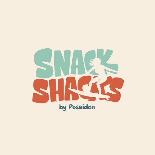 Design with the title 'Snack Shacks by Poseidon'