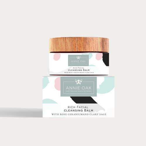 Fresh label with the title 'Label design for skincare product'