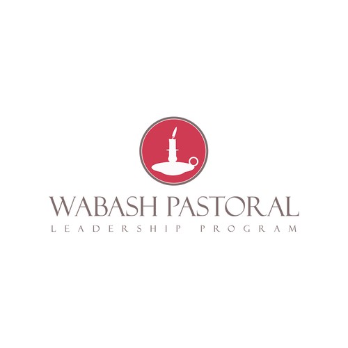 Serif logo with the title 'Handmade candle icon logo'