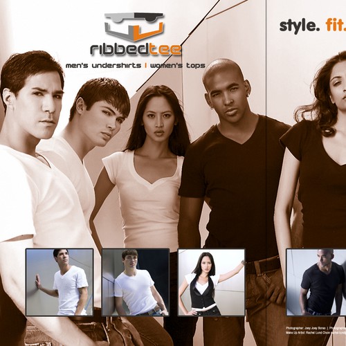 Print ad design with the title 'Double Spread Magazine Ad'