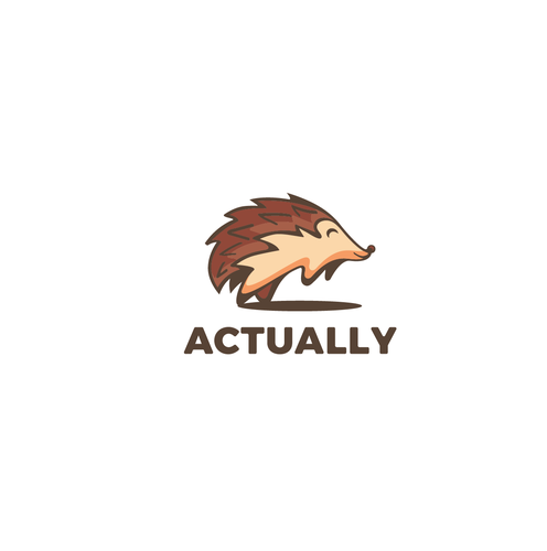 Hedgehog logo with the title 'Hedgehog logo'