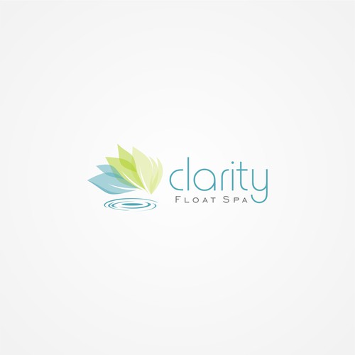 Esthetic design with the title 'Clarity Float Spa'
