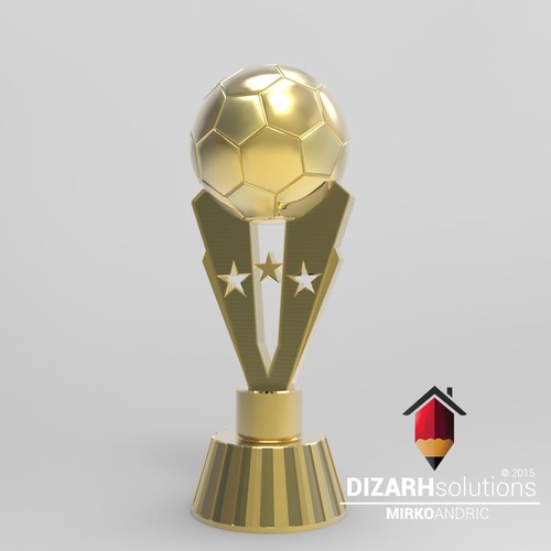 Trophy design with the title 'trophy'