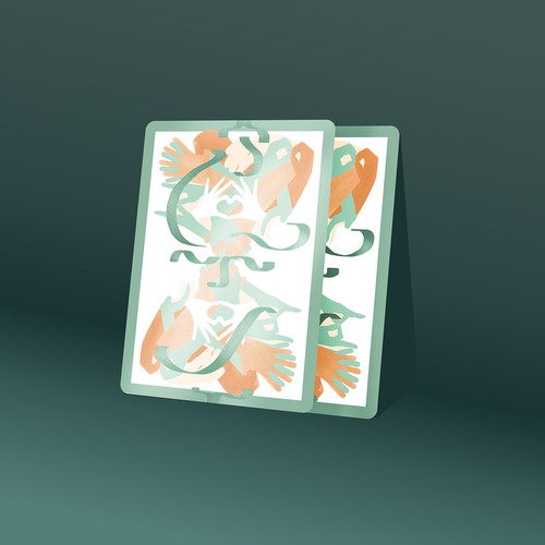 Love artwork with the title 'Deck of cards'