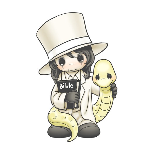 Figure design with the title 'Precious Moment Character design contest'