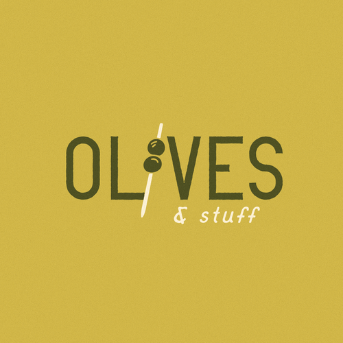 Mediterranean design with the title 'olives & stuff'
