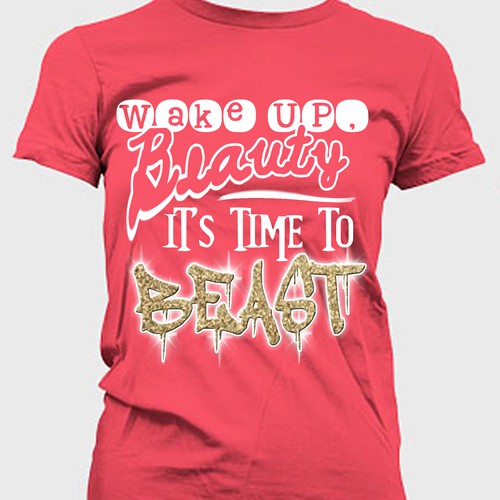 Beautiful t-shirt with the title 'Beauty/Beast T-Shirt'