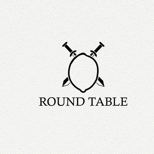 Table design with the title ' Round table business'