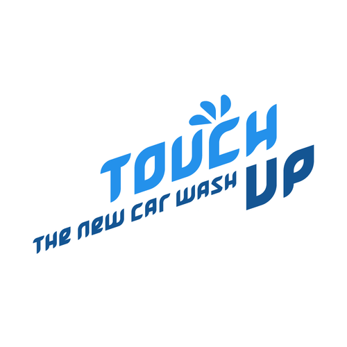 Touch design with the title 'Touch Up - the new car wash'