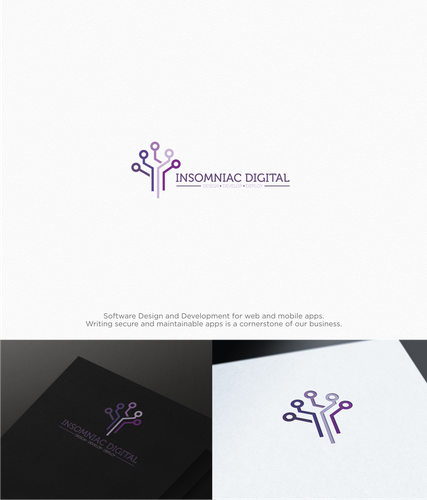 Communications brand with the title 'insomniac digital'