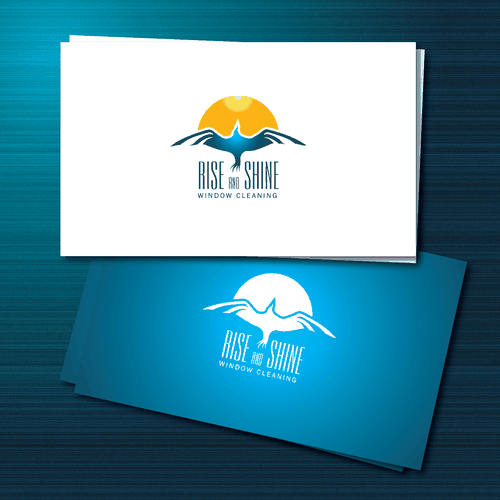 Shiny logo with the title 'Logo for window cleaning '