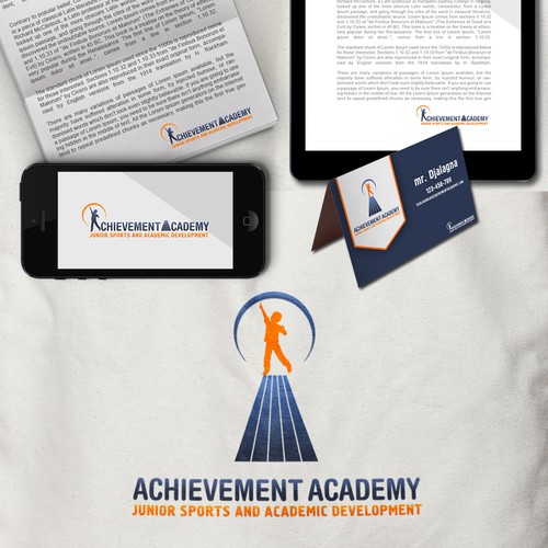 Academy logo with the title 'Logo for Achievement Academy'