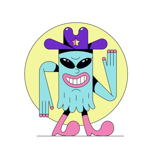 Avatar design with the title 'Alien'