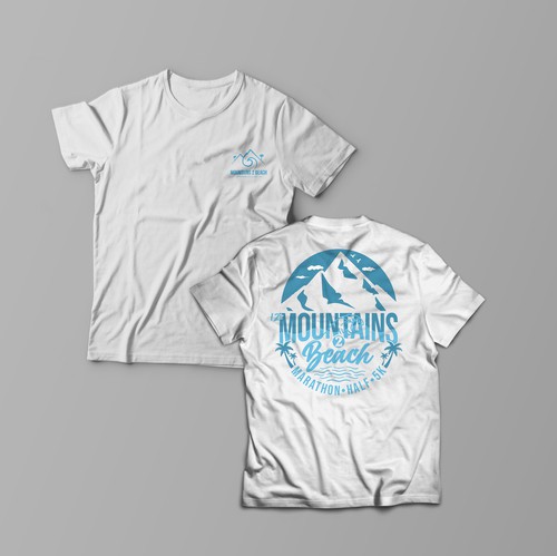 Landscaping t-shirt with the title 'Mountain beach'