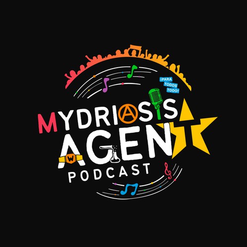 Agent logo with the title 'Mydriasis Agent (podcast) - Logo'