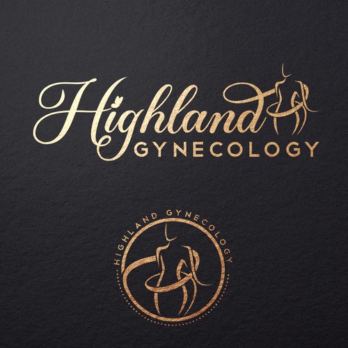 Healthcare logo with the title 'Logo for gynecology clinic'