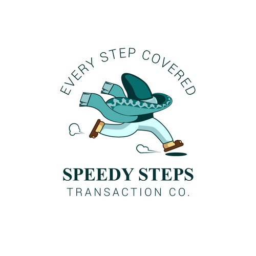 Sombrero logo with the title 'SPEEDY STEPS'