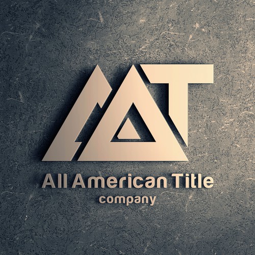 Subtle logo with the title 'Logo for All American Title'
